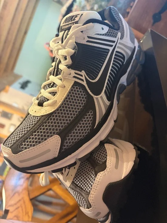 Nike Black, White & Gray Running Sneakers - Picture 3 of 3